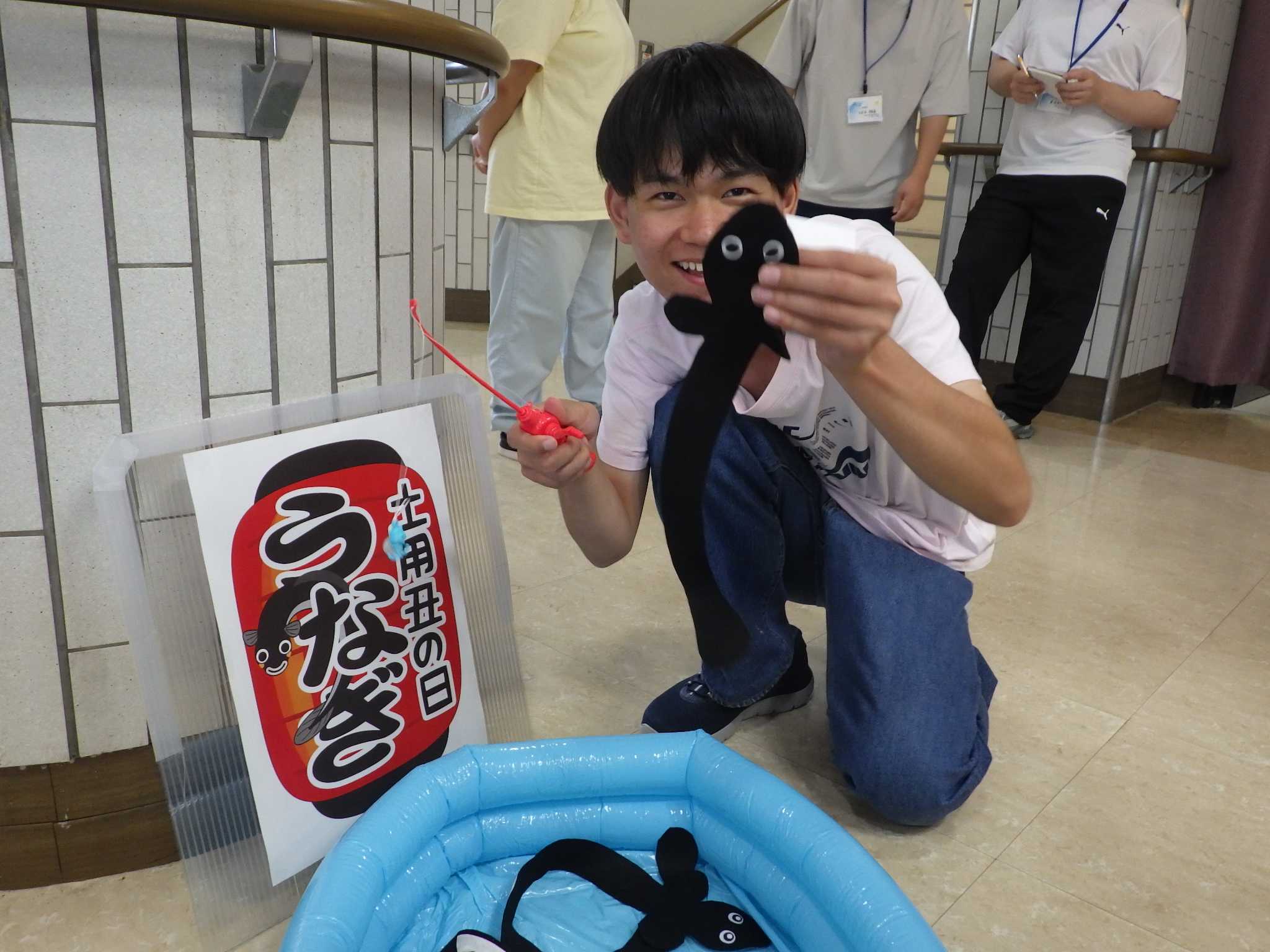 土用の丑の日うなぎ釣り